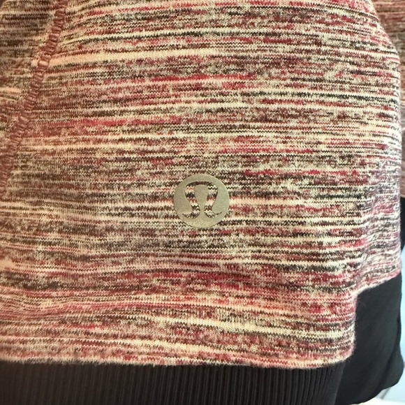 Lululemon Runderful 1/2 Zip Pullover Space Dye Camo Berry Rumble Pink Black 6 - Picture 7 of 7